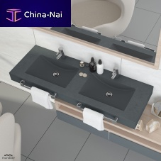 Built-in washbasin EPSILON 2Solid Surfacewith counterbicolor