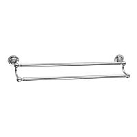 2-bar towel rack NGBR7. Vwall-mountedmetalfor hotel