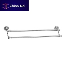 2-bar towel rack NGBR7. Vwall-mountedmetalfor hotel