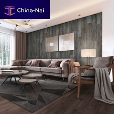 Printed wall-covering natural finishfabric lookwallpaper look