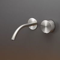 Washbasin mixer tap GIO71wall-mountedbuilt-instainless steel