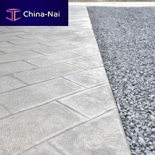 Stamped flooring PLAM HARDENINGconcretefor outdoor useindoor
