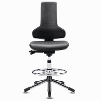 Clean room swivel chair PCKD0200ergonomicwith step-up railanti-static