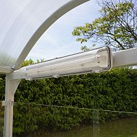 Surface-mounted light fixture LEDlinearfor public space