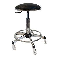 Veterinary facility stool SGA002 height-adjustablerotatingwith footrest