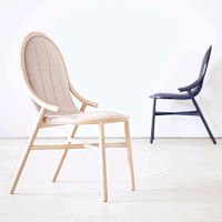 Contemporary chair STARTUPindoorfabricbeech base
