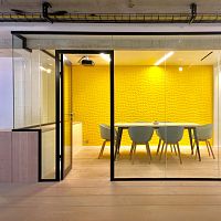 Removable partition BORALEglassaluminumcommercial