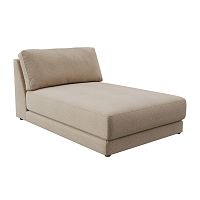 Contemporary chaise longue MONZAfabricbeech1-person