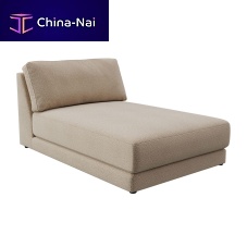 Contemporary chaise longue MONZAfabricbeech1-person