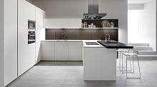 Contemporary kitchen BLANCO FNIX OLMO TABACOglassstainless steelsteel