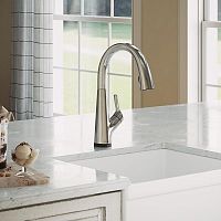 Countertop mixer tap LKAV7051Fbrasskitchen1-hole