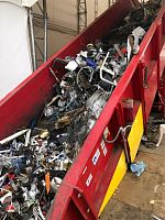 Belt conveyor inclinedrecyclingelectric drive