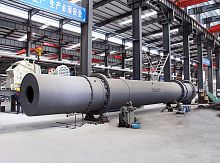 Rotary kiln calcinationhot airhorizontal