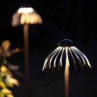 Garden bollard light MADAMA BUTTERFLYcontemporarystainless steelopal