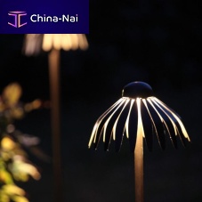 Garden bollard light MADAMA BUTTERFLYcontemporarystainless steelopal
