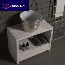 Countertop washbasin BCL02TARceramicwith towel rackhandmade
