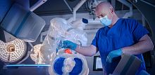 Biopsy surgical robot GUIDOOminimally invasive surgery