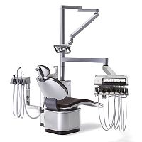 Dental treatment unit with hydraulic chair Signo T500with delivery systemwith LED light