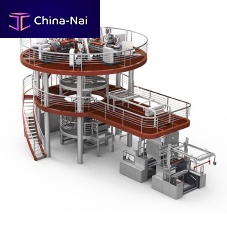Blown film extrusion line MX7B-1200Q-Splastic film7-layerwith water cooling