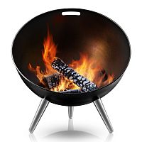 Wood-burning fire pit FIREGLOBEsteel