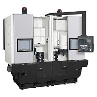 CNC lathe 2SP-V40vertical4-axis2-spindle