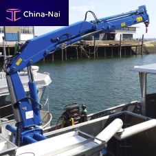 Barge crane telescopicfoldingshipbuilding