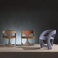 Contemporary chair SE58 MISTRAL indoorwoodenupholstered
