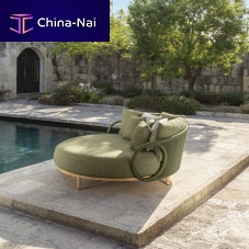Contemporary daybed KARENfabricfabricwooden