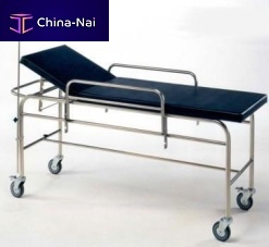 Patient transfer stretcher trolley CTP101manual2-sectionwith IV pole