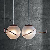 Pendant lamp DECpolished copperblown glasscontemporary