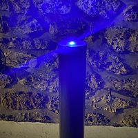 Solar bollard light LUMINEUXgardenfor public spacescontemporary