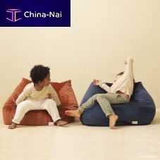 Contemporary bean bag Chelseavelvetwith removable coverchild's
