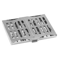 Dental instrument sterilization cassette HWM 102-10stainless steelperforated