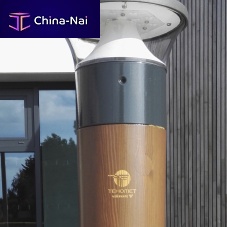 Urban bollard light BORNES BOIScontemporarysteelwooden