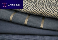Upholstery fabric PASSEPARTOUT plaidTrevira CS®fire-rated
