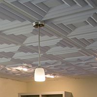 Vinyl suspended ceiling ARISTOCRAT tilepanelfor office