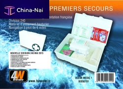 Offshore navigation first aid kit SE050702 / SE050713 / SE050714 / SE050721for boatscoastal navigation