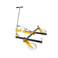 Manual manhole cover lifter hydraulic