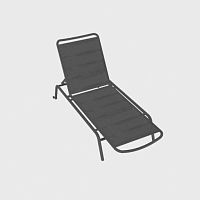 Contemporary sun lounger VEGABatyline®aluminumrecyclable