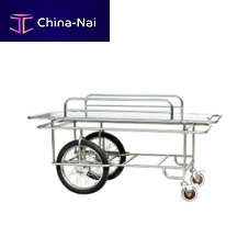 Patient transfer stretcher trolley A 105 manual1-sectionstainless steel