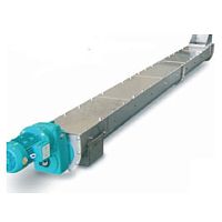 Shaftless screw conveyor spiraltroughdischarge