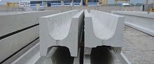 Drainage channel with central slot concreteroofrainwater