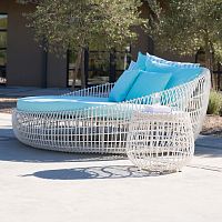 Contemporary daybed VINO aluminumsynthetic fibergarden
