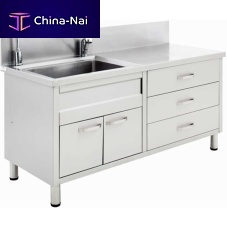 Stainless steel kitchen sink cabinet ART40with legshome
