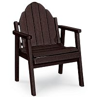 Traditional dining chair ADIRONDACK DELUXE: AXCoutdoorplasticwith washable removable cover