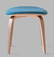 Contemporary footrest LOT serieswalnutmolded plywoodlaminated wood