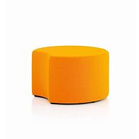 Contemporary pouf CASINOfabricroundfor public building