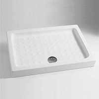 Rectangular shower base H10raisedplastic