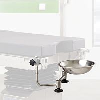 Surgery table-mounted surgical basin stand 91611stainless steel