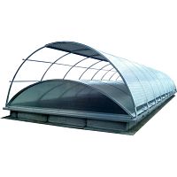 Galvanised steel solar shading VOILE-DMEfor roofhorizontalrigid